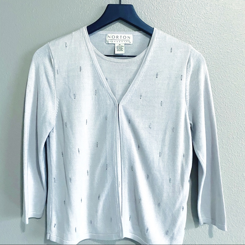 Norton McNauchton 100% silk top & camisole - Picture 3 of 7